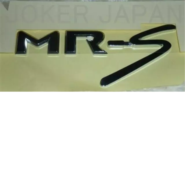 Toyota Genuine 99-07 MR2 Spyder MRS Rear Emblem Badge Chrome MR-S ZZW30 OEM JDM