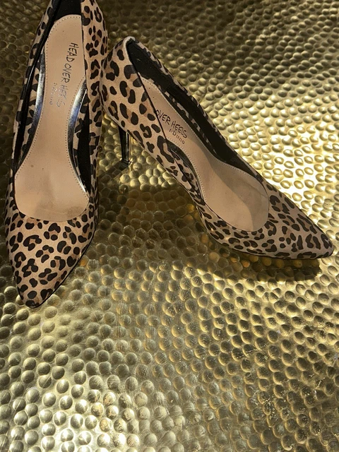 Dune leopard print heels top