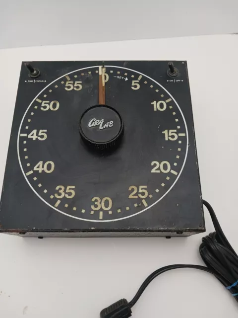 Foto vintage GRA LAB modelo 300 brillante cuarto oscuro fotografía temporizador de 1 hora