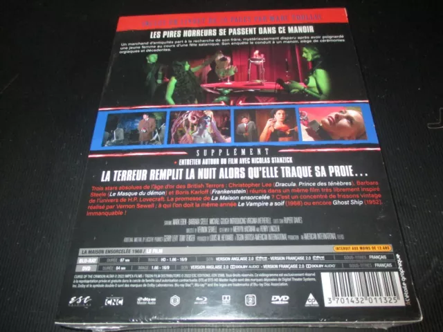 Cof Blu-ray + Dvd nf LA MAISON ENSORCELEE Boris KARLOFF Christopher LEE horreu 2