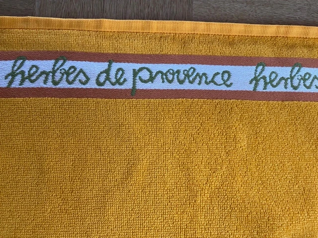 Frottier Küchentuch ‚Kräuter’ Geschirrtuch Handtuch Frottee Provence Kräutertopf 4
