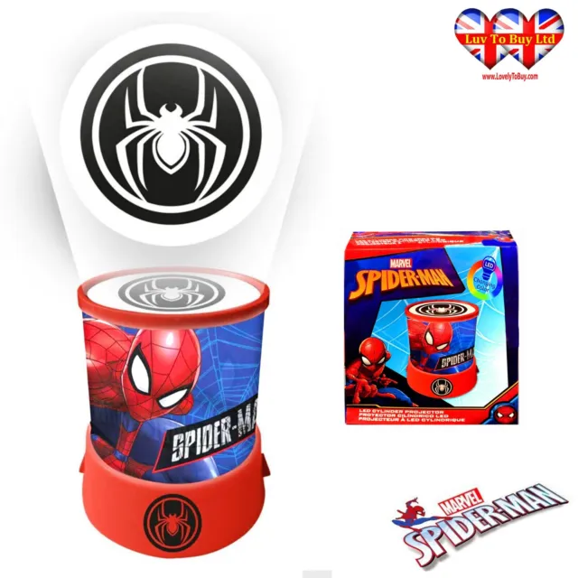 Spiderman Table/Desk Projector Lamp Night Light,Official Licenced