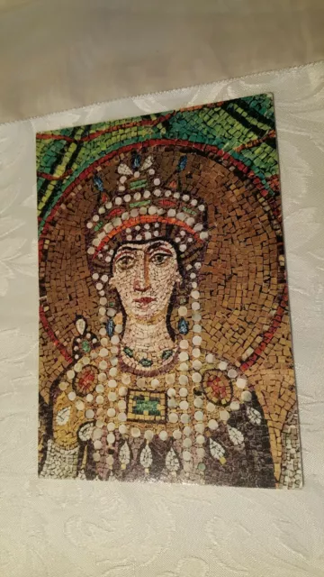 Cartolina Ravenna Tempio di S. Vitale L'Imperatrice Teodora mosaico SP2157 ^