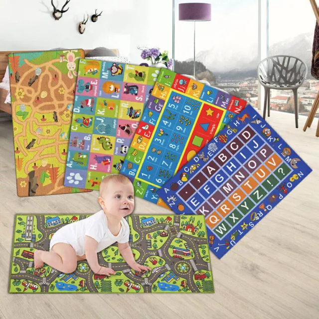 Bedroom Carpet Baby Play Mat Foldable Children's Parent-Child Game Crawling Pad 2