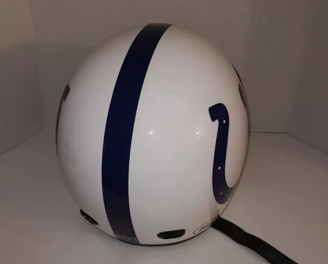 BBH DOT NFL Motorcycle Helmet  Indianapolis Colts sz S 3