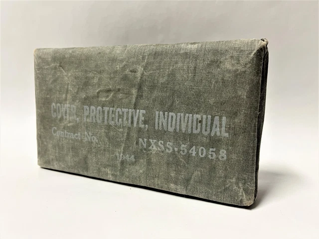 Us Army Issue Wwii Cover Protective Individual Nxss-54058 Sealed Gas Vesicants