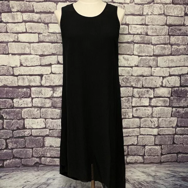 Eileen Fisher Black Sleeveless Dress Size SP