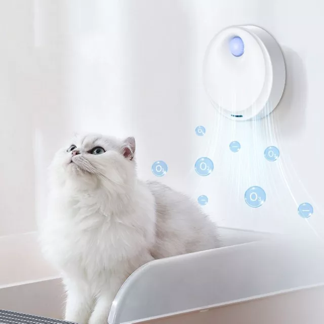 Wiederauf ladbar 4000mAh Luft reiniger Deodorant Katzen geruch reiniger Smart