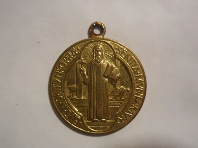 Lot De 30 Médailles De Saint Benoît - Pendentifs Croix En Alliage Argenté Pour Bijoux Spirituels Et Chapelets