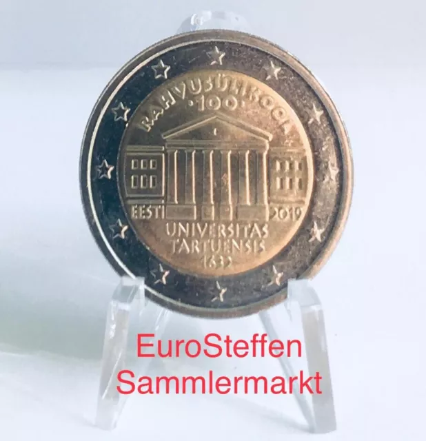 2 Euro Münze Estland 2019 ," Uni Tartu", bankfrisch