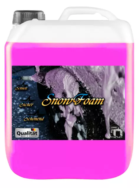 5 L Snow Foam Pink Snowfoam Aktivschaum Vorwäsche Shampoo Autowäsche Foarmer