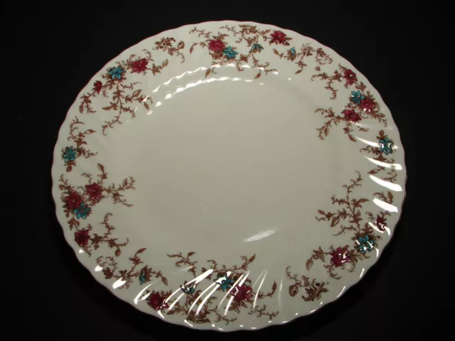 Minton Ancestral S-376 Bone China Dinner Plate(s) Wreath Backstamp 10 1/2"