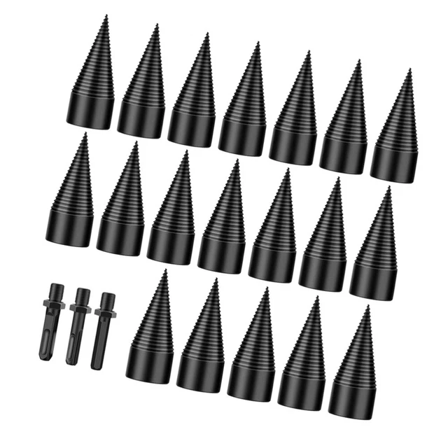Set Punte Per Spaccalegna Festberg - 32 Mm E 42 Mm, Per Trapano, Divisione Legna Veloce E Sicura