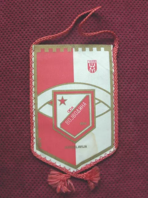 SERBIA FOOTBALL CLUB FK RADNICKI NIS VINTAGE PENNANT , FLAG - SOCCER -  RADNIČKI