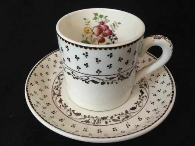 Minton England Demitasse Coffee Cups & Saucers - Sea Flower Pattern 5455: 2 left