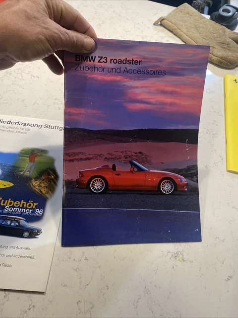 1996-1997 BMW Z3 Roadster Accessories Catalog Brochure Excellent Original 2/96