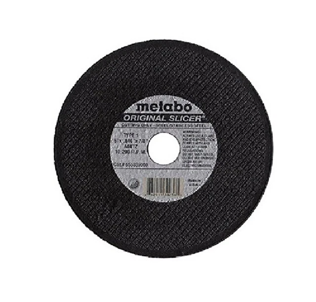 6 X .04 X 7/8 Original Slicer Cutoff Wheel, Type 1, 50/PK