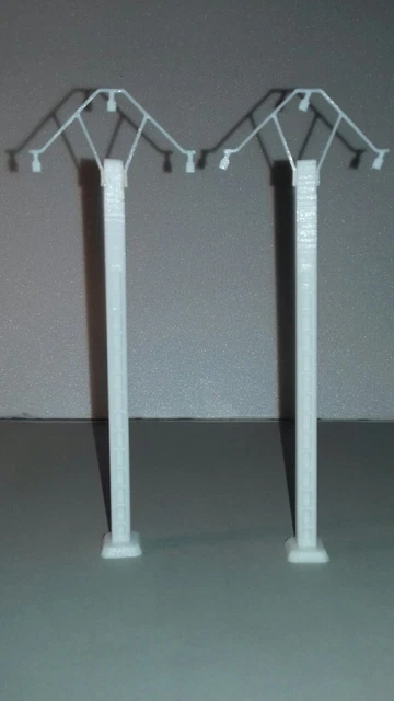 10 Poteaux/Supports De Caténaire Électrotren HO – Démontés D'un Réseau, Occasion Pour Modélisme Ferroviaire