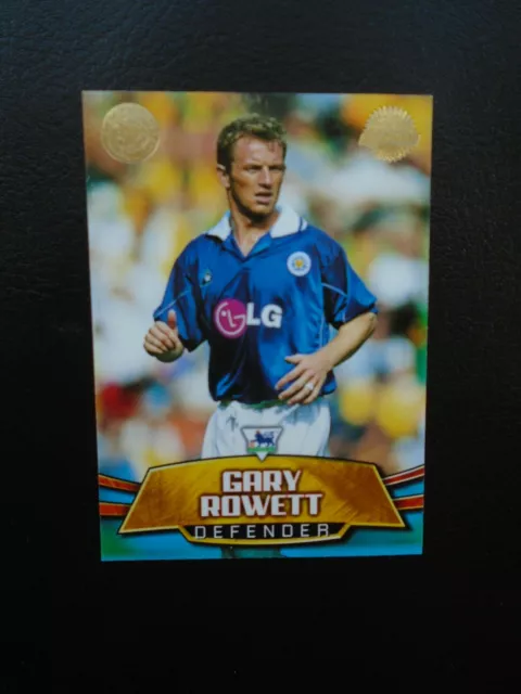 Topps Premier Gold 2002 Gary Rowett Leicester City Card lc5