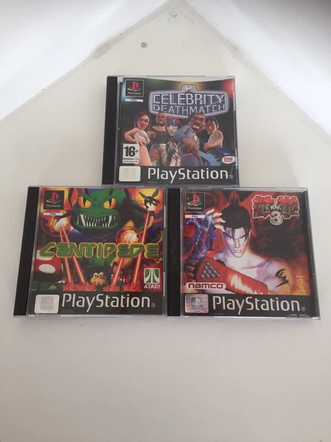 Lot Jeux Ps1 Tekken Celebrity Deathmatch Centipede Ps1 Pal Fr Playstation1