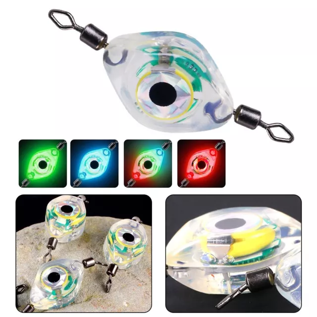 Compact LED Fishing Lure for Underwater Fish Attraction and Easy Carrying