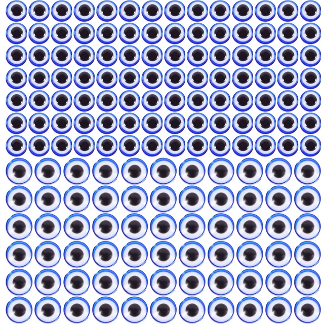 200 Pcs Evil Eye Bead Evil Eye Cabochons Flatback Scattered Beads