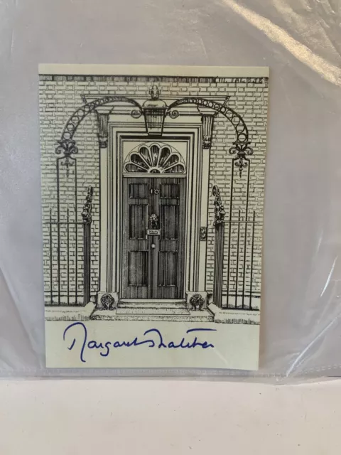 Margaret Thatcher Signed