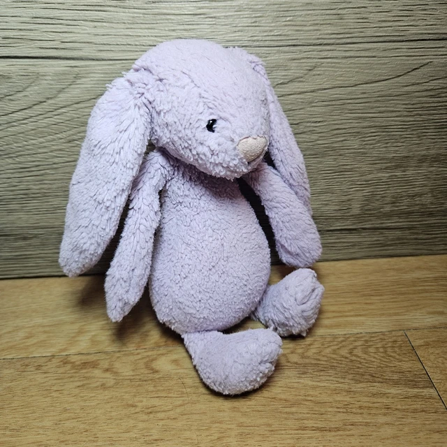 Jellycat Small Bashful Lilachyacinth Bunny Rabbit Soft Toy Plush 
