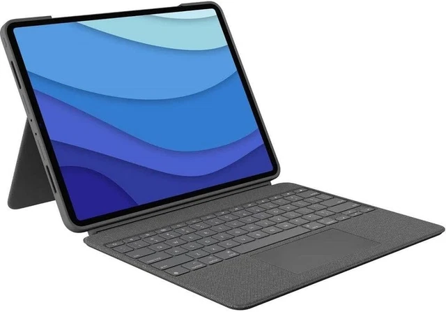 Logitech Combo Touch iPad Pro 12.9 5th 6th Gen Oxford Grey *Fast Postage*
