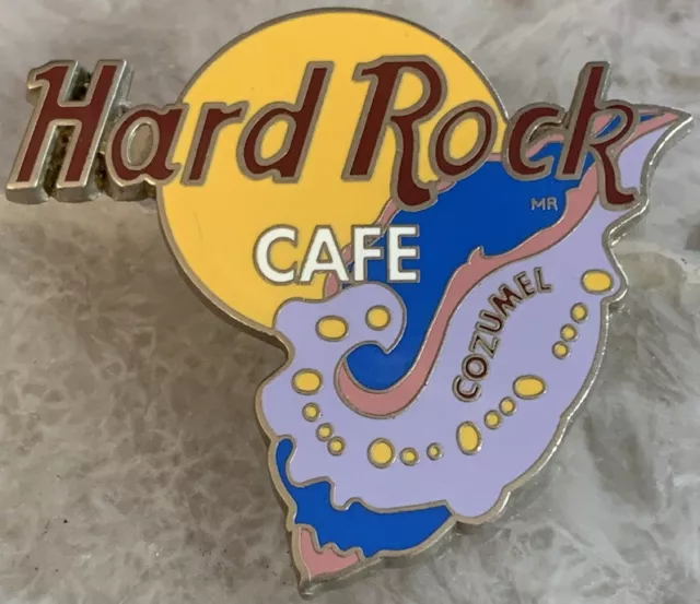 Hard Rock Cafe COZUMEL 2000s Classic HRC Logo with Banana Slug PIN - HRC #2123