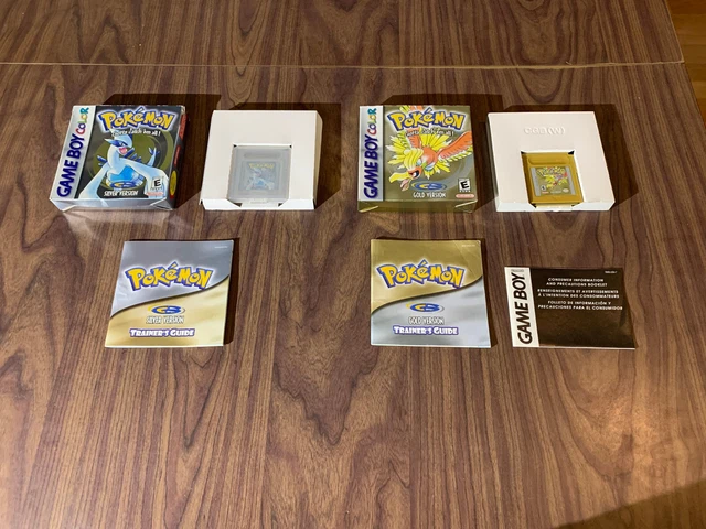 Pokemon Gold + Silver Version (Nintendo GameBoy Color LOT) -- Complete in Box -- Pokemon Gold + Silver Version (Nintendo GameBoy Color LOT) -- Complete in Box --