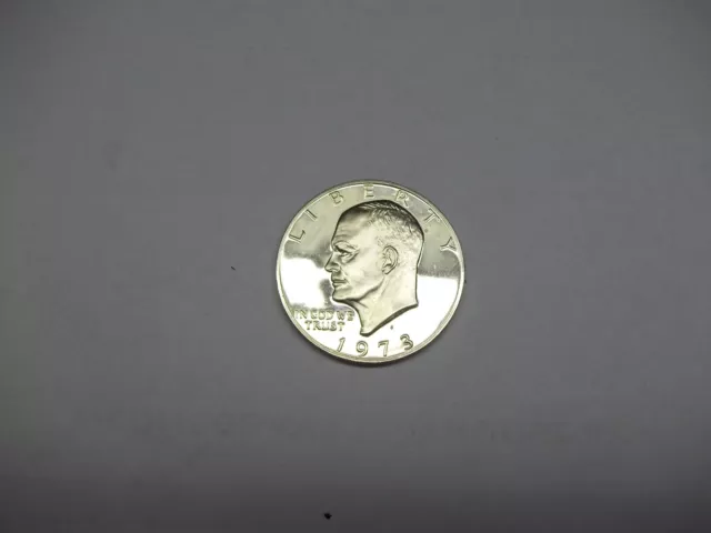 1973 - S  Eisenhower Clad Proof Dollar