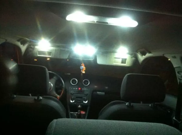 LED INNENRAUMBELEUCHTUNG KOMPLETTSET für Audi A4 B7 weiß - LED  Deckenleuchte EUR 39,99 - PicClick FR