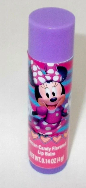 DISNEY MINNIE MOUSE Themed Lip Balm COTTON CANDY Flavor New Sealed 4.0g