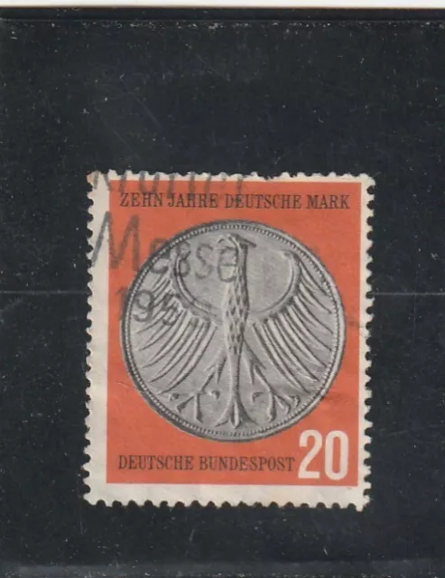 L5524 ALLEMAGNE RFA Timbre Y&T N° 162 de 1958 " anniversaire du deut  " Oblitéré