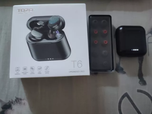 TOZO T6 Ecouteur Bluetooth sans Fil avec contrôle Tactile et étui de boîtier 