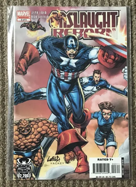 ONSLAUGHT REBORN - Issue 3 (of 5 Limited Series) - 2007 - Marvel Comic Series