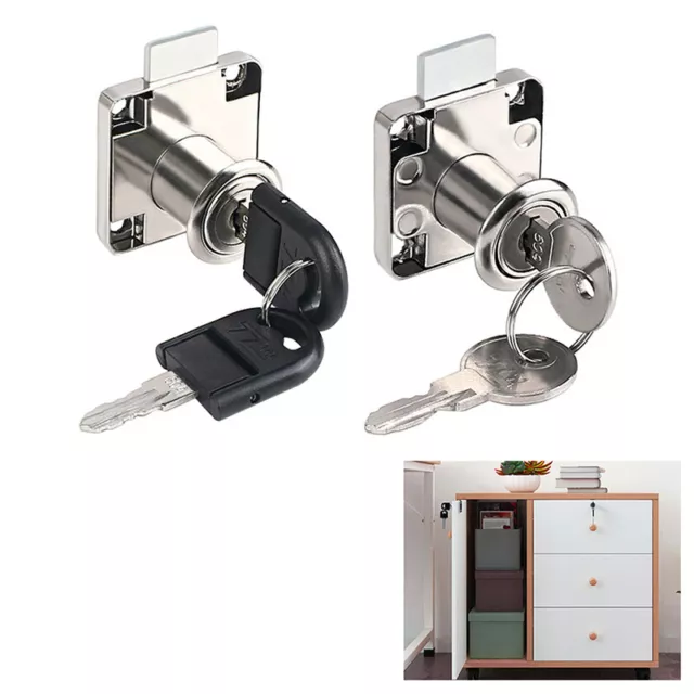 Desk Drawer Lock Wardrobe Locks Cabinet Locks Furniture Cam Locks With 2 Key~C