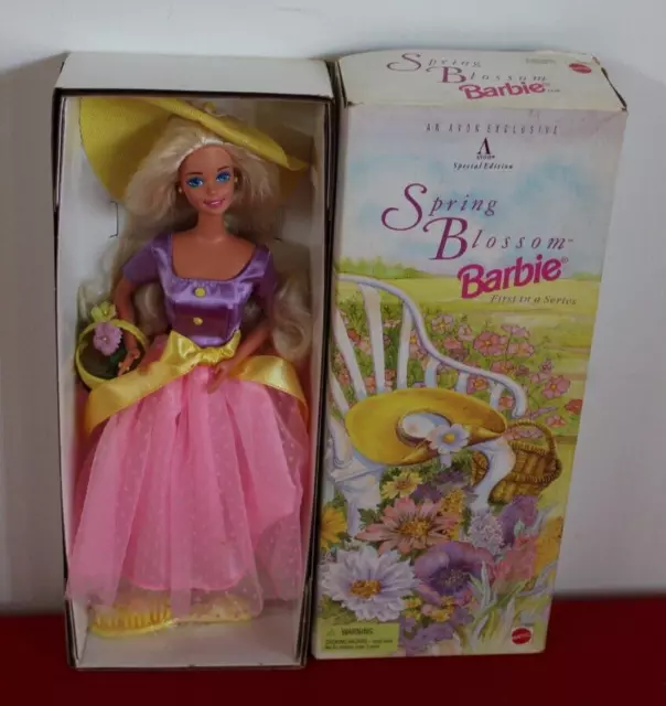 Spring Blossom Barbie Doll Avon Exclusive Special Ed.  1995 Mattel 15201 NRFB
