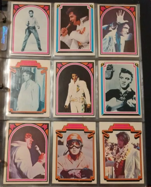 ELVIS PRESLEY Complete Set 66 Trading Cards 1978 Boxcar Near Mint or better 🔥📈