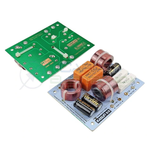 Crossover 3 Vie Per Altoparlanti - Kit Da 2 Pezzi | Divisore Frequenze Professionale
