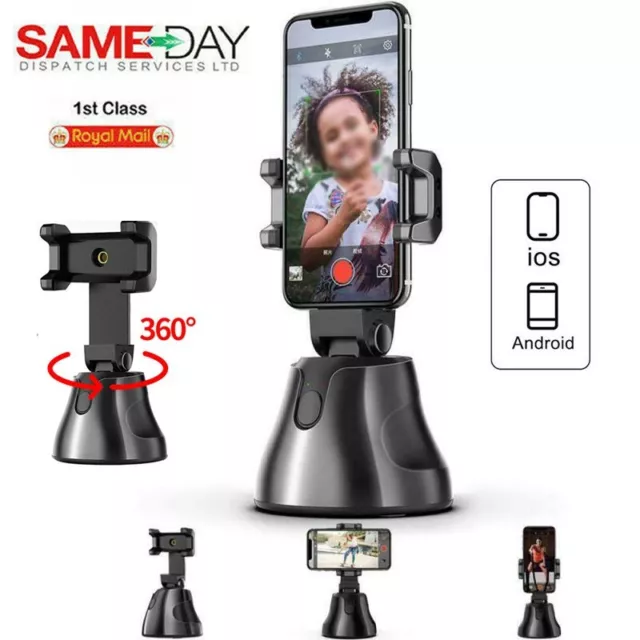 Wireless  360° Rotation Auto Face Object Tracking Phone Camera Holder