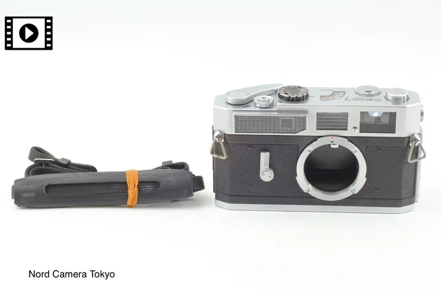 Video [Near MINT / Meter Works] Canon Model 7 Rangefinder Film Camera from JAPAN
