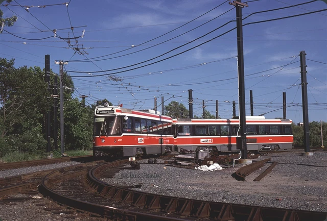 MBTA Toronto CLRV 4027 & 4029 at Riverside 1980 Original Kodachrome Slide