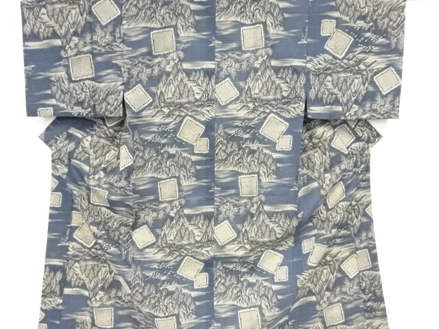 41943# Japanese Kimono / Antique Hitoe Mens Juban / House