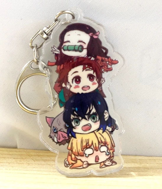 15 PCS Accessoires Kpop Demon Hunters Porte-clés Acrylique Pour Porte