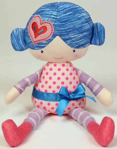 Gorgeous Girl Childs Colorful ~ Amy ~ Rag Doll Cloth Play Toy Doll