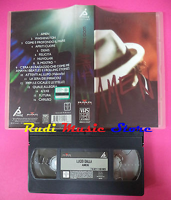 AMEN" Come Nuova,Mai Utilizzata Videocassetta VHS "LUCIO DALLA 