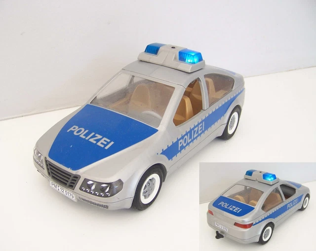 Playmobil 6873 Voiture Police Gyrophare Et Sirène - Neuf
