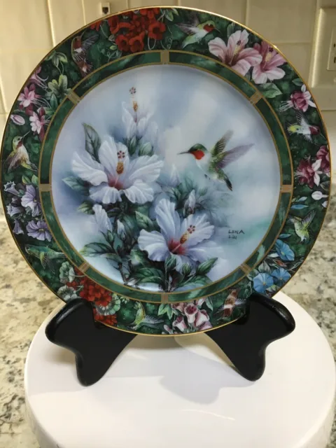 “The Ruby-throated Hummingbird” by Lena Liu Collector’s Plate